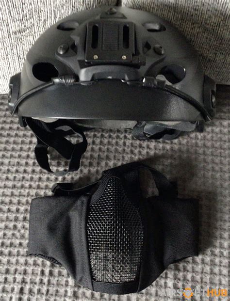 Black swat helmet and mask - Airsoft Hub Buy & Sell Used Airsoft ...