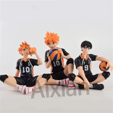 Haikyuu Di 10 Cm Anime Figura Hinata Shoyo Tobio Kageyama Pvc Action