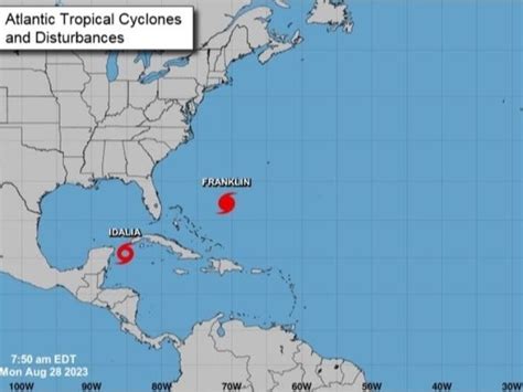 Tropical Threats Franklin Idalia Could Affect Md This Week Bethesda Md Patch