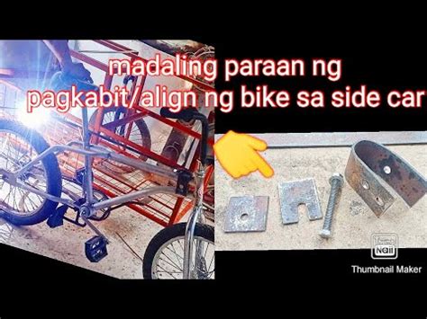 Paano Magkabit Ng Bike Sa Food Cart Bike Side Car Simple Lang YouTube