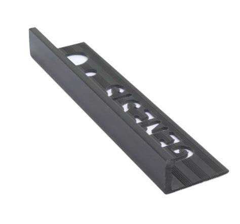 Genesis Mm Black Pvc Straight Edge Tile Trim M Esp