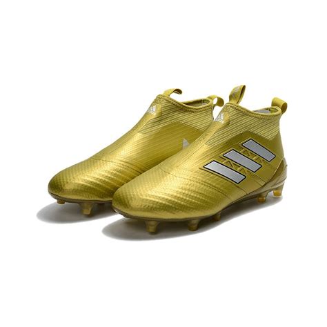 Adidas Ace Purecontrol Fg Soccer Cleats Gold White