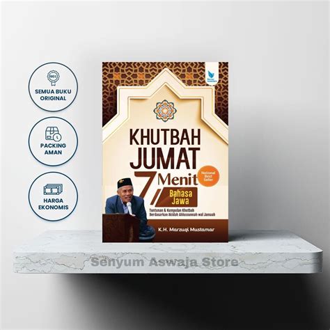 Khutbah Jumat Menit K H Marzuqi Mustamar Edisi Bahasa Jawa Lazada