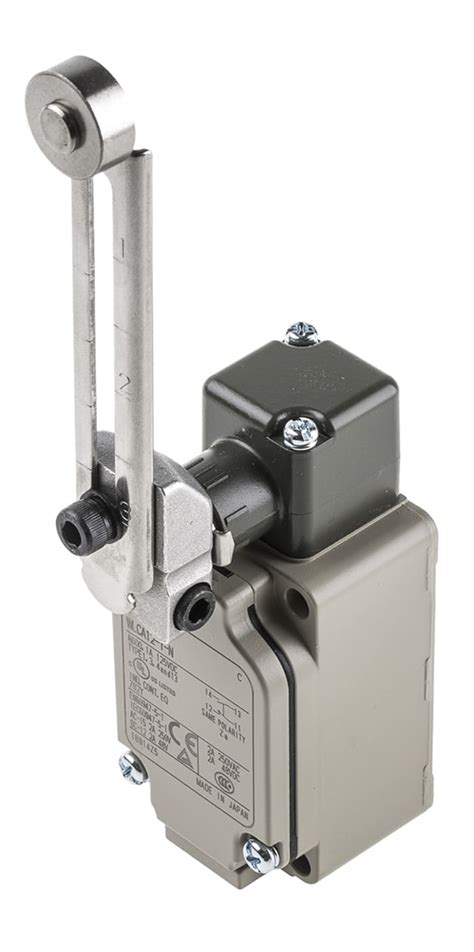 WLCA12 Y N Omron Omron WL Series Roller Lever Limit Switch NO NC