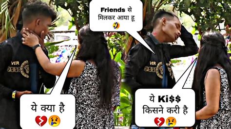 Love Bite ️ Gone Emotional 😢💔 Prank On Girlfriend 😘 Love Story The End 💔😢 Surendrverma123 Youtube