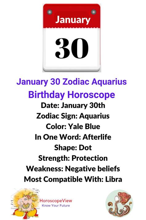 January 30 Zodiac Sign - Love, Career, Money & Personality