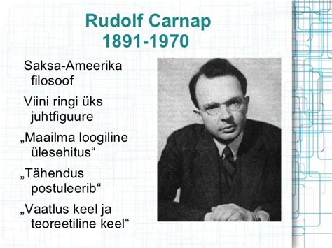 Rudolf Carnap