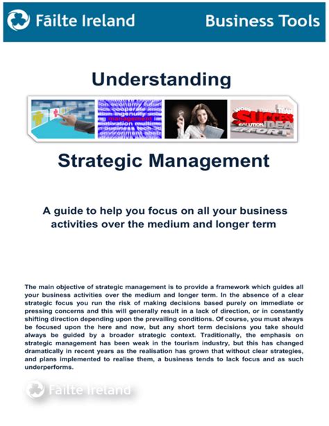 Understanding Strategic Management