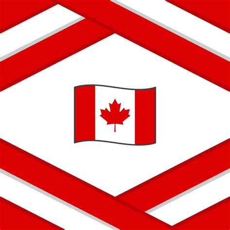 Canada Flag Abstract Background Design Template. Canada Independence ...