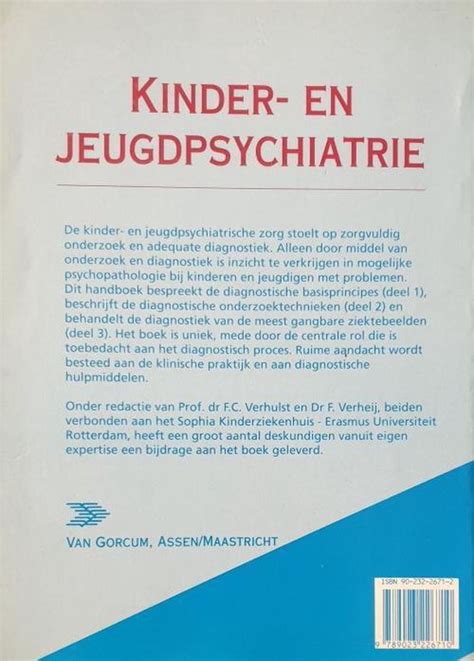 KINDER EN JEUGDPSYCHIATRIE 2 9789023226710 Verhulst Boeken Bol