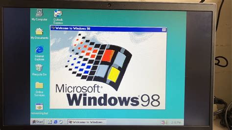 웹사이트 윈도우 98 Welcome To Windows 98 실행하기 Youtube