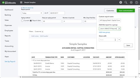 Quickbooks Report Templates