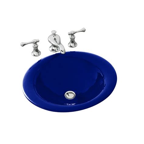 Kohler Iron Cobalt Cast Iron Vessel Bathroom Sink In The Bathroom Sinks