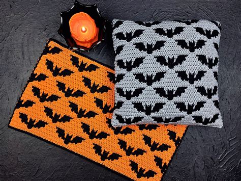 Batty Mosaic Crochet Pattern Bat Chart By Sixel Design Artofit