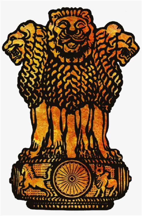 emblem  india ashok stambh logo hd  png  pngkit