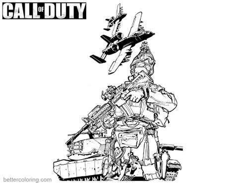 Cod Ghosts Coloring Pages Coloring Pages