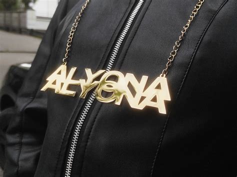 Personalized Large Custom Names Chain Necklace Hip Hop - Etsy