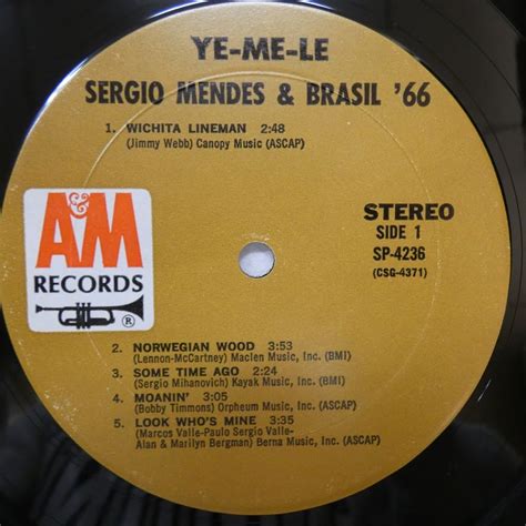 Yahoo オークション 47046807 US盤Sergio Mendes Brasil 66