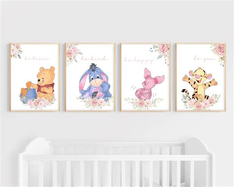 Winnie the Pooh Nursery Art Print Printable Wall Decor - Etsy