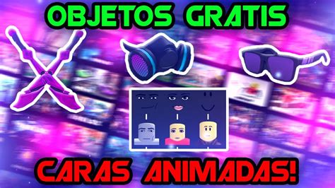 😲nuevas Caras Animadas Y Objetos Gratis Noticias De Roblox Youtube