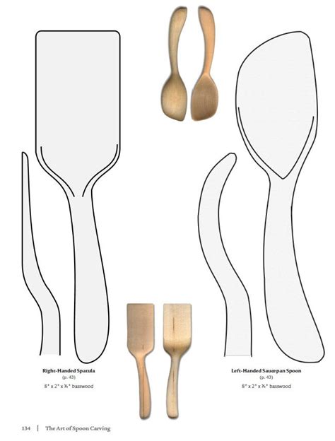 Printable Spoon Carving Templates