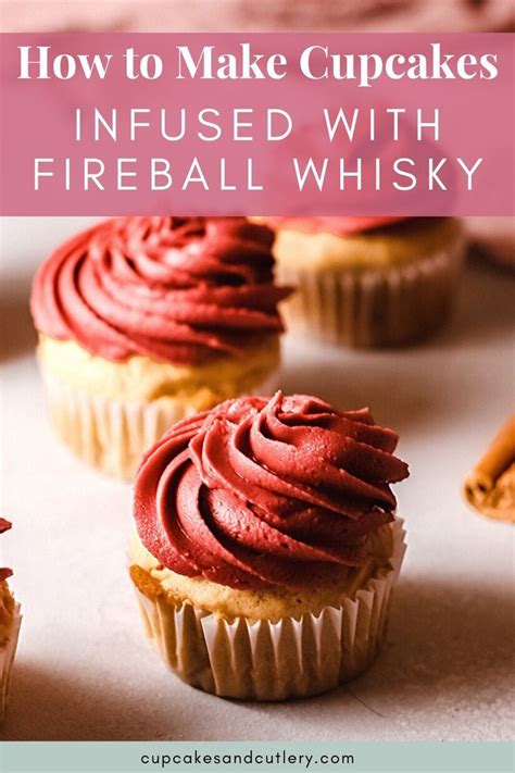 Easy Fireball Cupcakes From Cake Mix Recipe Boozy Desserts Boozy