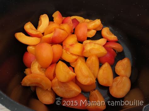 Compotée d abricot au romarin éclats de nougat Maman Tambouille