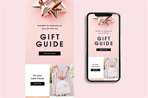 Holiday Gift Guide Email Template Masterbundles