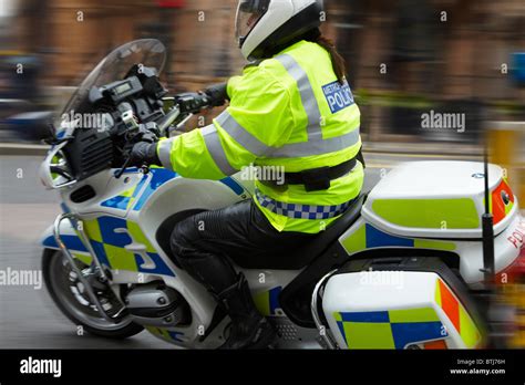 Police Motorbike London England United Kingdom Stock Photo Alamy