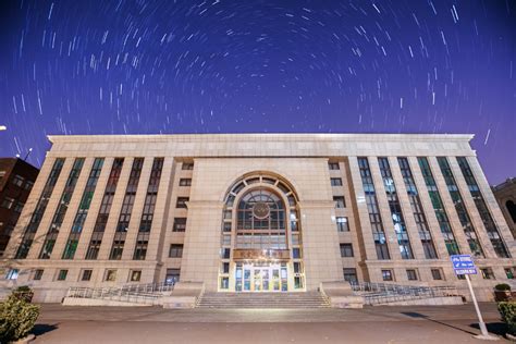 航空馆夜景 北京航空航天大学