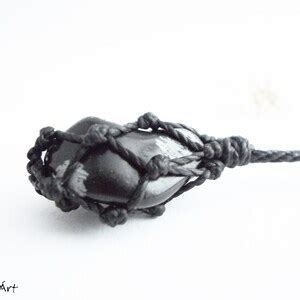 Snowflake Obsidian, Obsidian Jewelry, Obsidian Pendant, Healing Stone ...