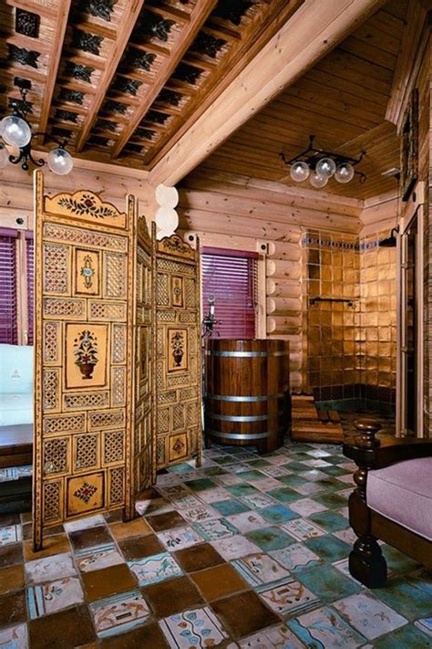 Russian Dacha Interior Illustrious Interiors Pinterest