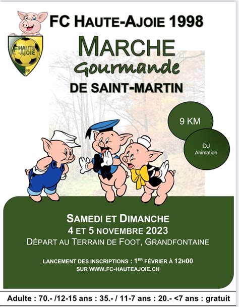 MARCHE GOURMANDE 2023 FC HAUTE AJOIE