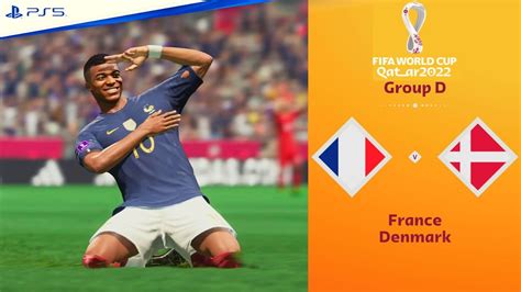 FIFA 23 France Vs Denmark FIFA World Cup 2022 Group Stage Match