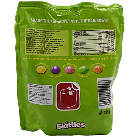 Sour Skittles Nutrition Information | Besto Blog