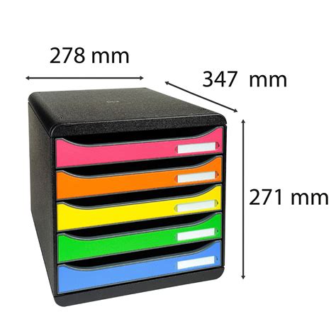 Module De Classement Exacompta Big Box Plus Tiroirs