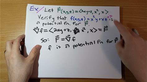 Using The Fundamental Theorem Of Line Integrals Youtube