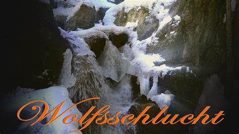 Bad Kreuzen Wolfsschlucht Im Winter Youtube