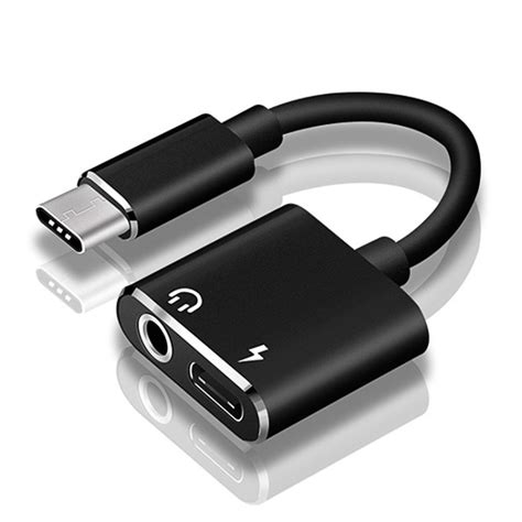 Adapter Usb C Mm Usb C Charge Listen Sort Teknikdele Dk