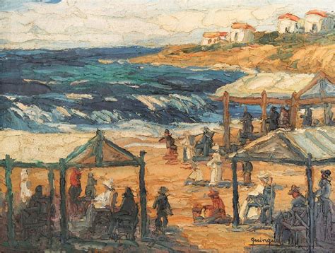 Playa de Mar del Plata Benito Quinquela Martín Pintor argentino