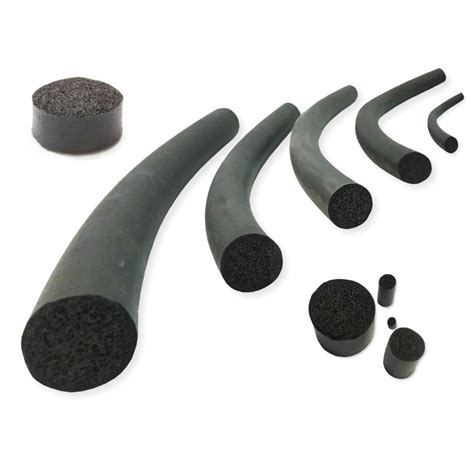 Sponge EPDM Extruded Foam Cords China Rubber Cord And Rubber Sponge Cord