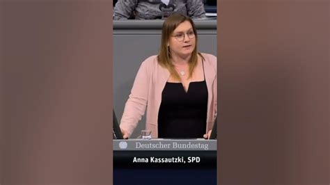 Anna Kassautzki Spd Thema Meinungsfreiheit An Schulen Bundestag Youtube