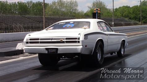 Plymouth Duster Racing At The Strip Youtube