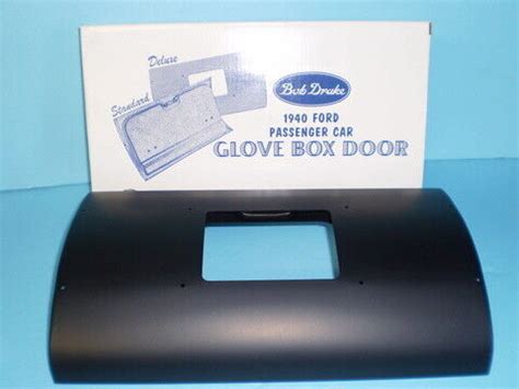 Ford Glove Box Door Deluxe Passenger Car With Clock Port Ebay