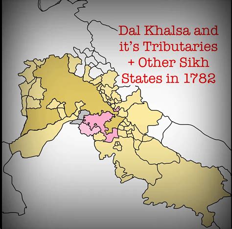 Sikh Confederacy map at its height : r/Sikh