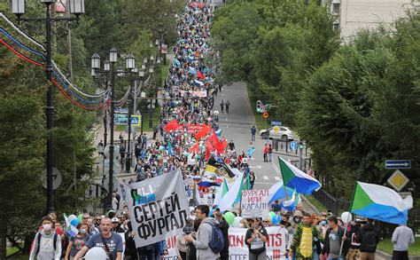 В Хабаровске прошел восьмой субботний митинг в поддержку Фургала — РБК