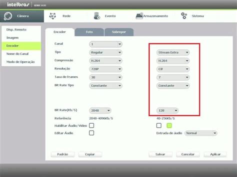Bitrate para DVR Intelbrás Entenda como configurar fácil de entender
