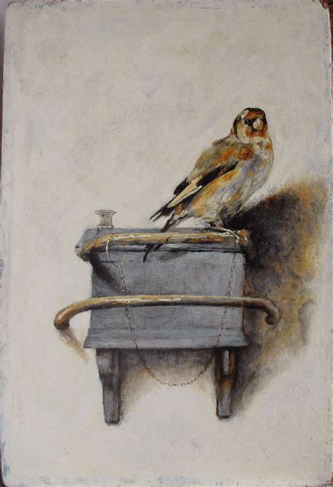 Oil reproduction of The Goldfinch after Carol Fabritius