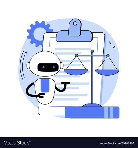 Artificial Intelligence Regulations Abstract Vector Image