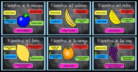 Frutas Beneficios Y Propiedades Imagenes Educativas